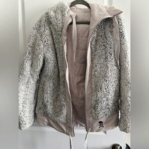 Reversible fur Lululemon jacket size 6